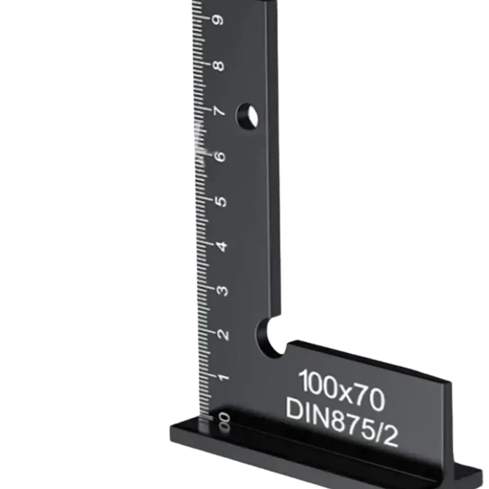 Metric Metal L Square Ruler High Precision Right Angle Measuring Tool for Machinist and Carpenter Applications