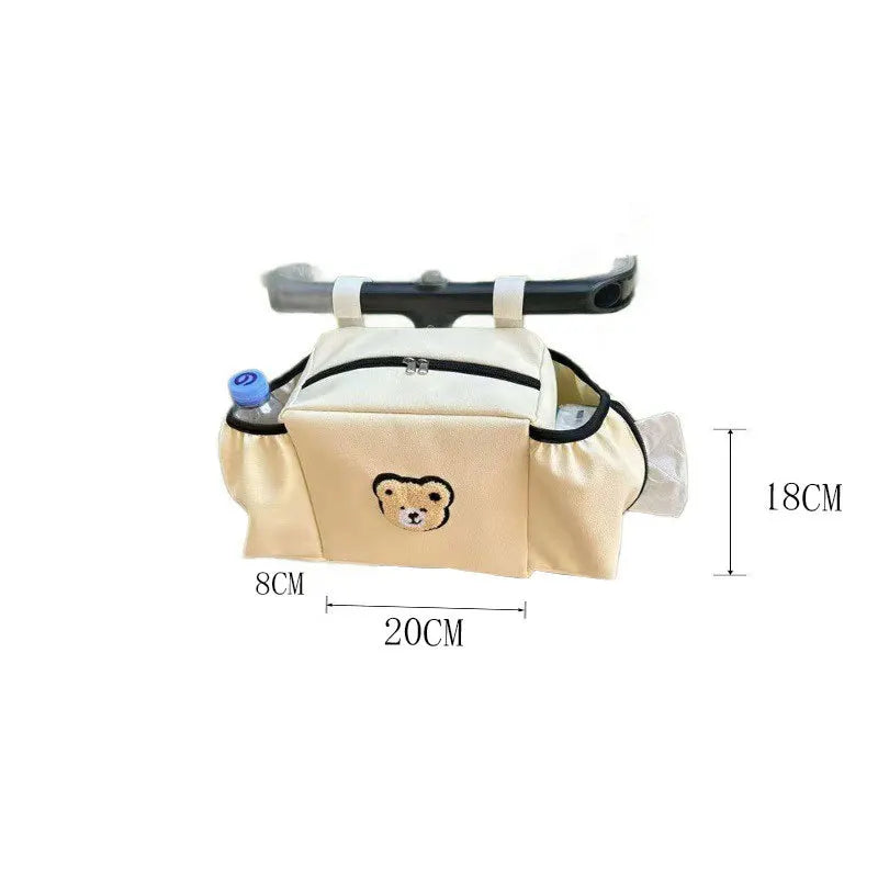 New Multifunctional Baby Stroller Hanging Bag Baby Stroller Bag Lightweight Out-and-out Baby Stroller Supplies Storage Bag