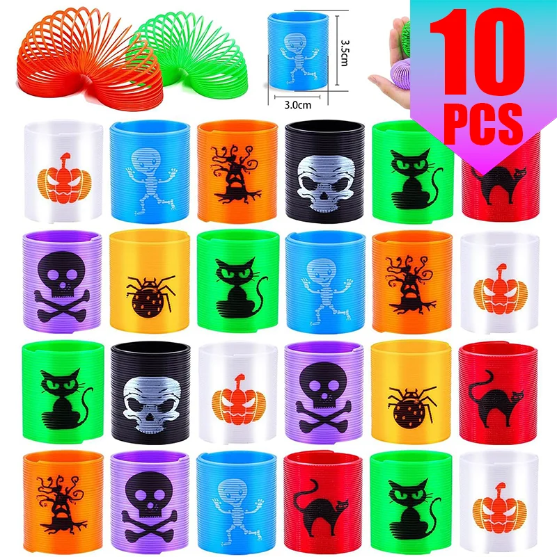 Rainbow Magic Spring Toys Colorful Coil Party Favors Kids Birthday Pinata Fillers Kindergarten Souvenir Gifts Bulk