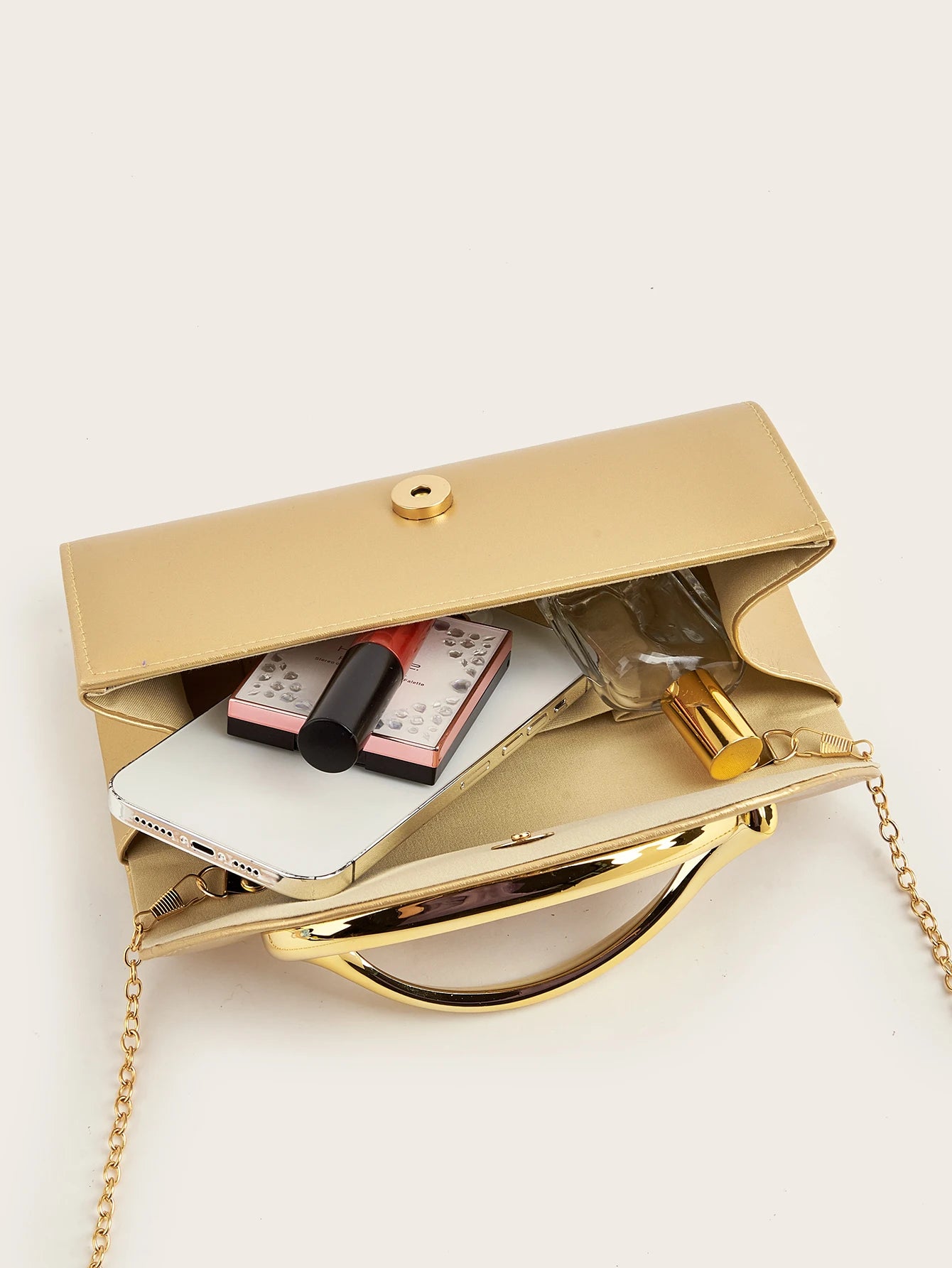 Women's Evening Bag Pu Synthetic Leather Lightweight Women's Clutch Bag Makeup Bag Wallet Business Commuting Prom Wedding Party Holiday Party