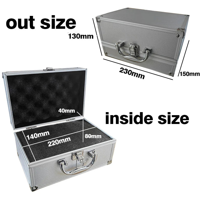 Foam Tool Box Organizer Aluminum Suitcase Tool Case for Mechanic Hardware Toolbox Storage Boxes Hard Case Tool Box Flight Case
