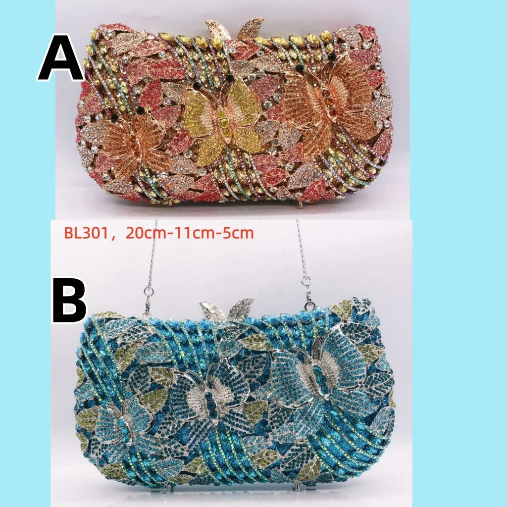 2026 Sparkly Diamond Dinner Bag Hollow Rhinestone Banquet Clutch Bag Women Evening Party Wedding Bridal Purse Rhinestone Handbag
