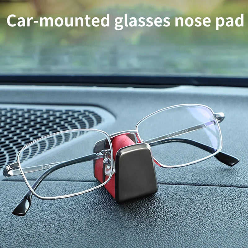 Car Sunglasses Auto Center Console Glasses Clip Card Ticket Holder Stand Fastener Pen Case Eyeglasses Car Accessories