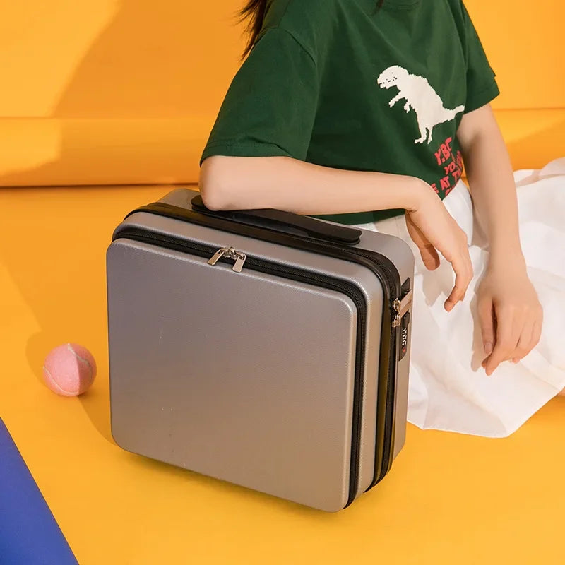 16 Inch Carry on Suitcase Travel Luggage Case Women Small Wash Bag Makeup Case Cabin Luggage Men's Business Portable Suitcase
