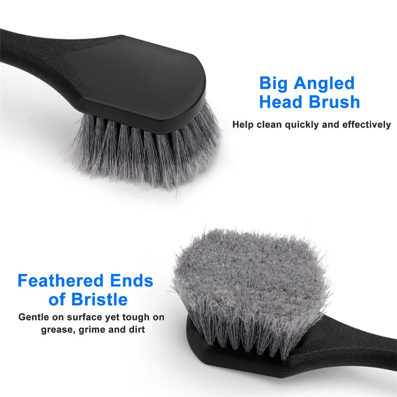 19.69" Car Tire Wheel Rim Cleaning Brush Detailing Brushes Washing Brush Tool Universal Wheel Tire Car Cleaning Accessories