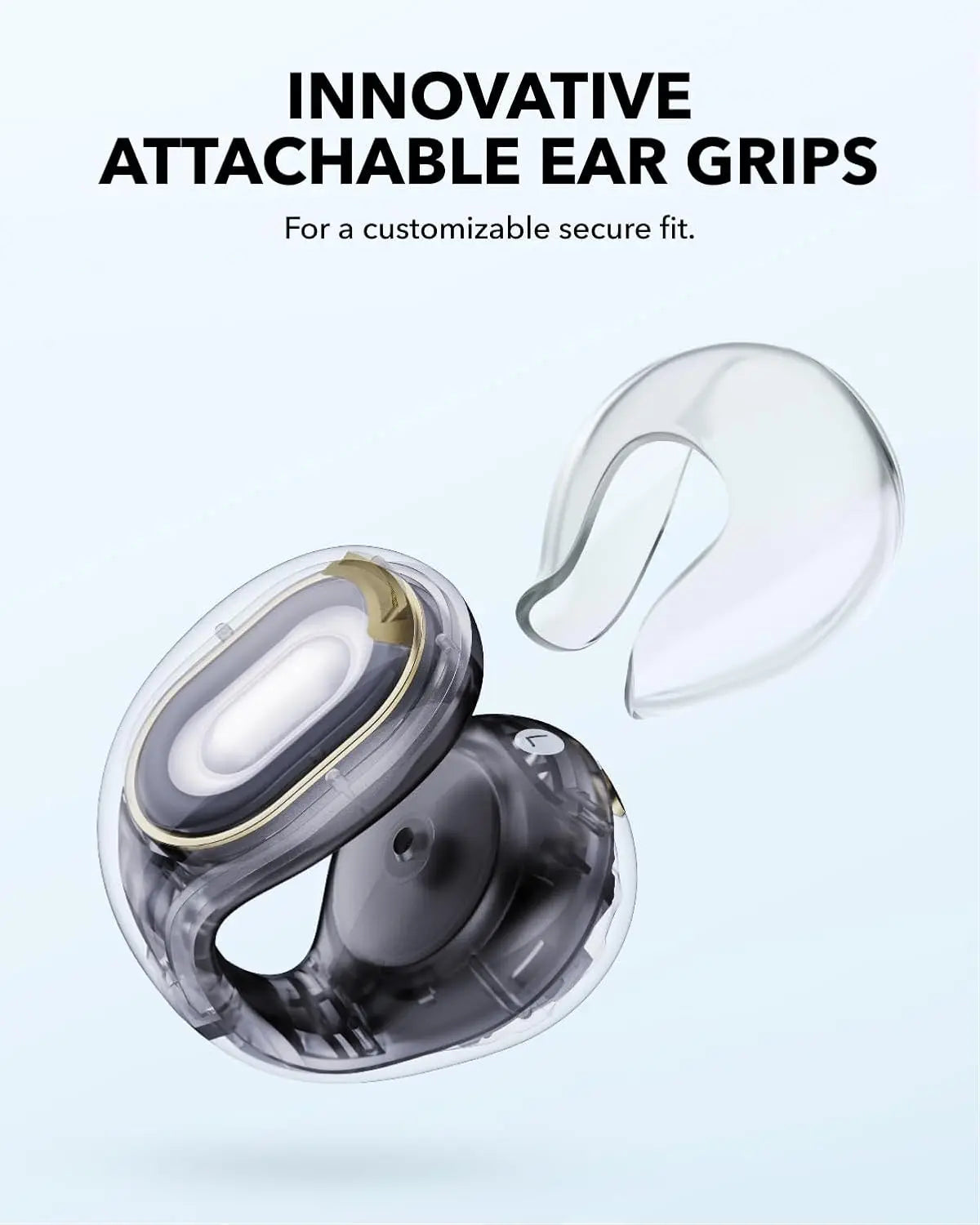 Soundcore C30i A3330 Open Ear Clip Earbuds Bluetooth 5.3 IPX4 Sport Headphones 30H Playtime 12mm Driver Clear Calls