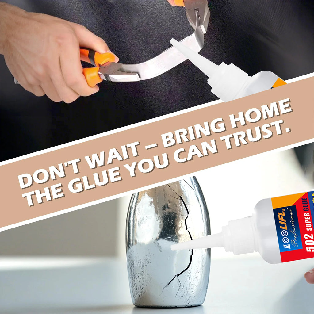 1-10 PCs Super glue 502 High Strength Quick-drying Cyanoacrylate Adhesive for rubber wood Metal High Strength Liquid glue Tool