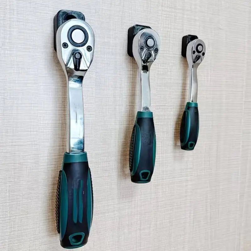 3 Piece Impact Resistant Ratchet Wrench Rack System Practical Home Garage Organizers for Professional Tool Storage HX6C