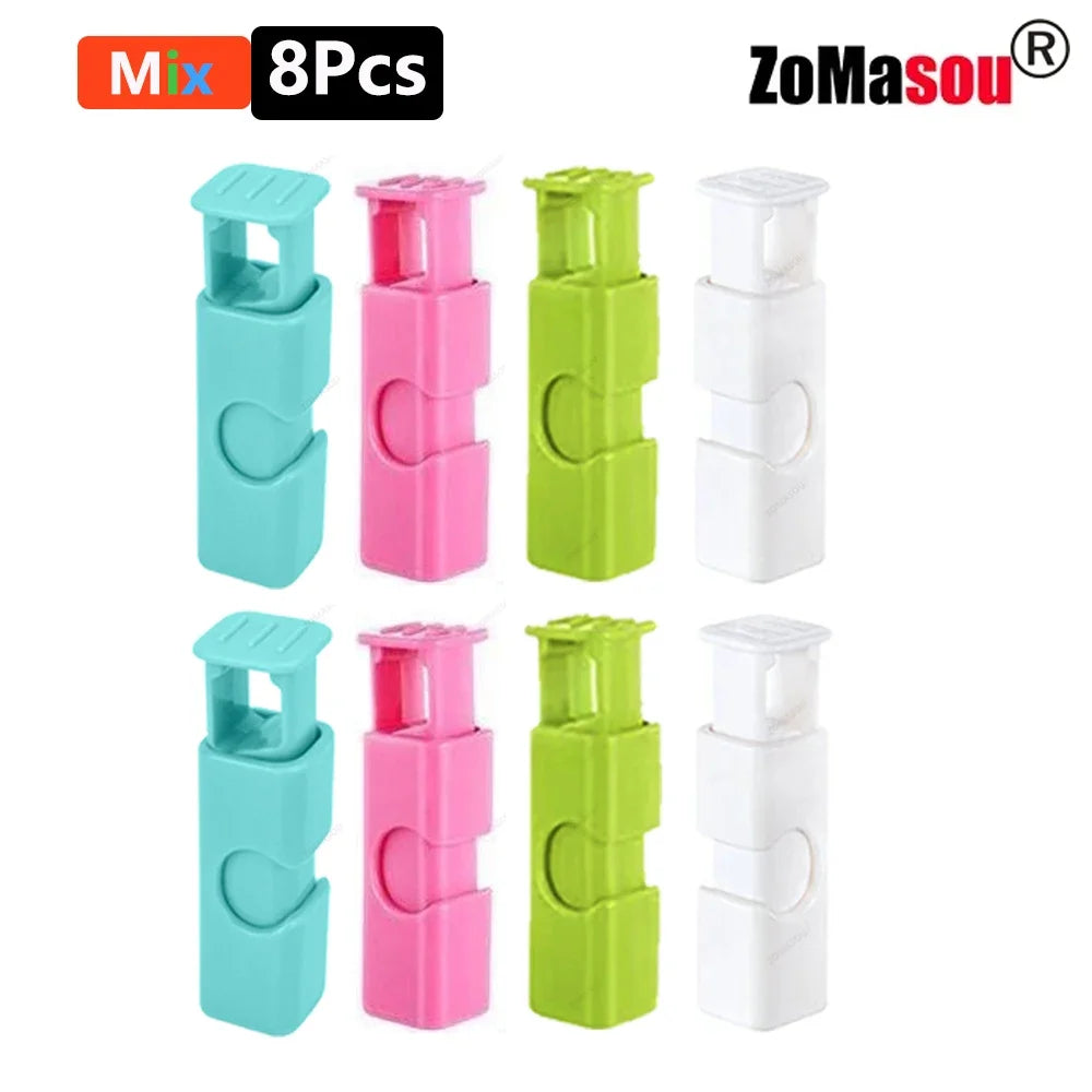 78/1Pcs Reusable Food Sealing Clips Bread Storage Bag Clips For Snack Wrap Bags Spring Clamp Kitchen Organization Sealing Clamp