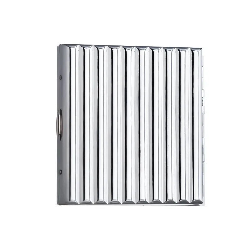 20 pack Large capacity Metal Cigarette case Personalized flip up Sealed Waterproof portable Cigarette Box Smoking Accessories