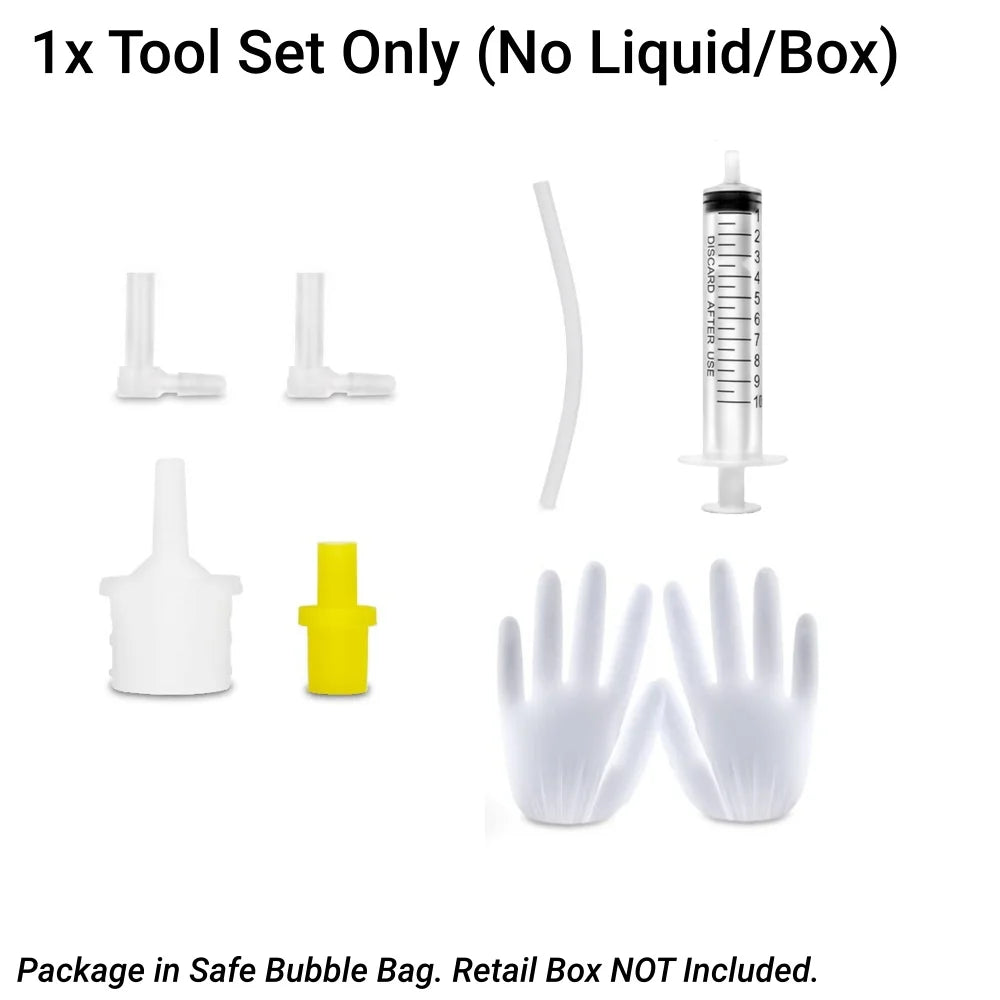 MIRAVEXL 100ml Printhead Cleaning Kit Liquid Solution for HP Epson Canon Brother Inkjet Printer Head Unclog Cleaner Repair Tool