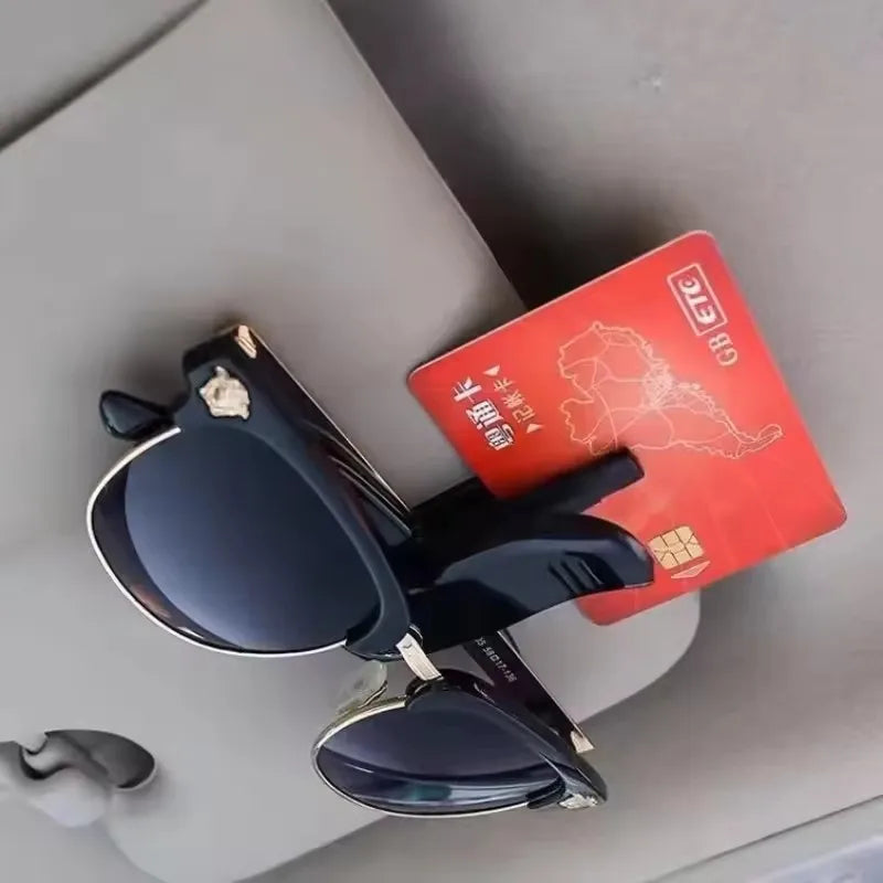 Glasses Clip Auto Car Sun Visor Glasses Bracket for Woman Men Glasses Holder Auto interior Accessories