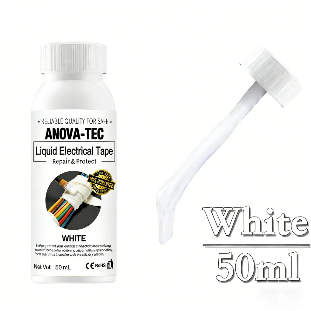15-300mL Liquid Electrical Tape Insulation Waterproof Repair Fix Line Glue Wires Cables Home House Coat Seal Protect Connector