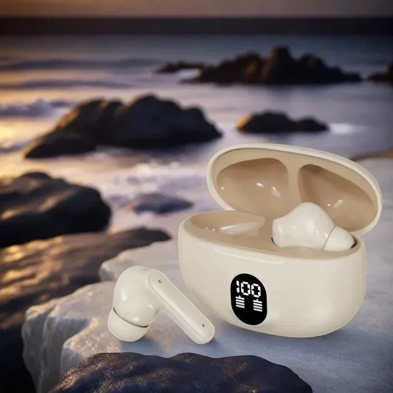 In-ear Bluetooth Headset LED Smart Digital Display Touch Sports Earphones HD Call 0 Delay TWS Wireless Earplug