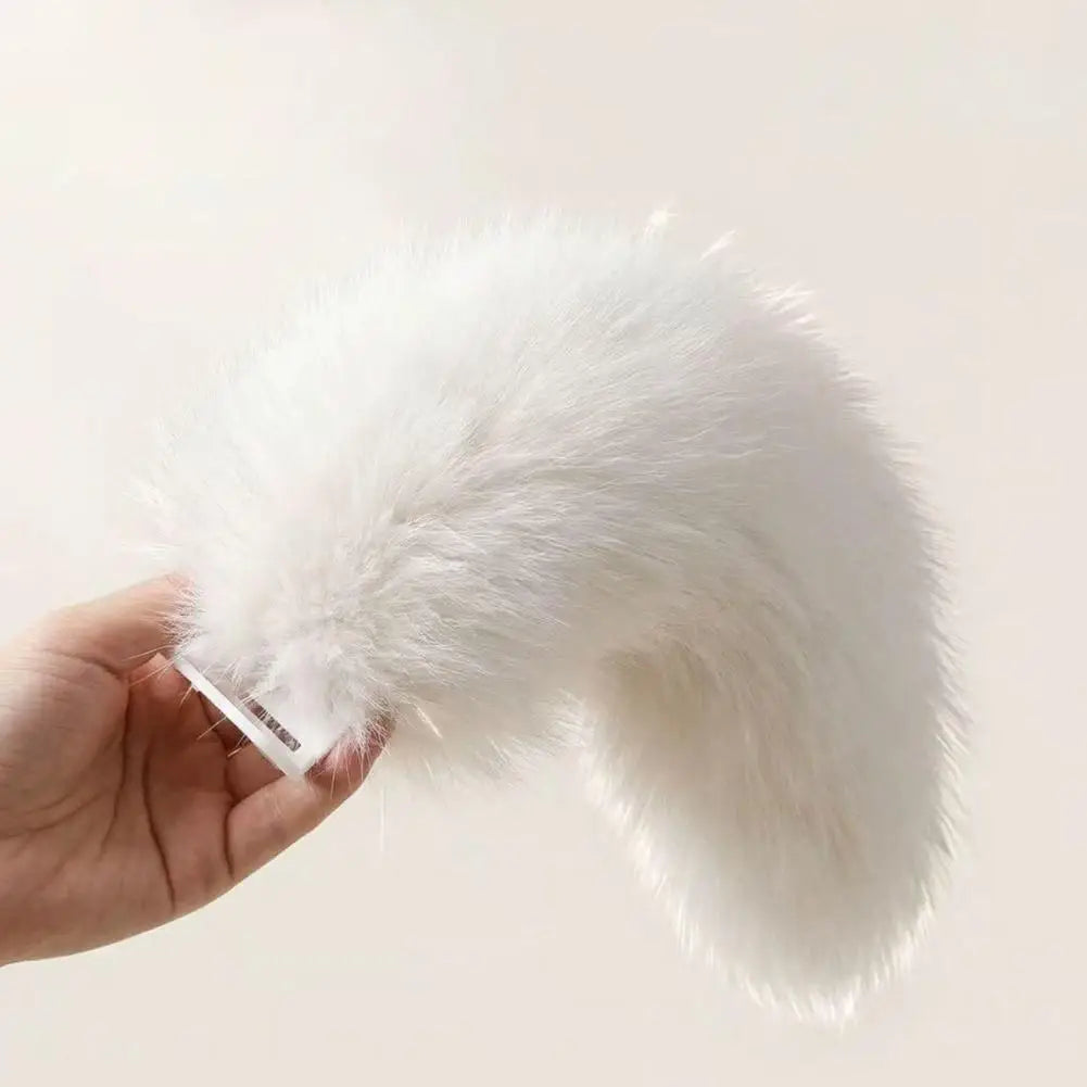 Sound-Activated Electric Plush Tail with Remote Control Moving  Swinging Decorative Tail for Car Interior Auto Accessories