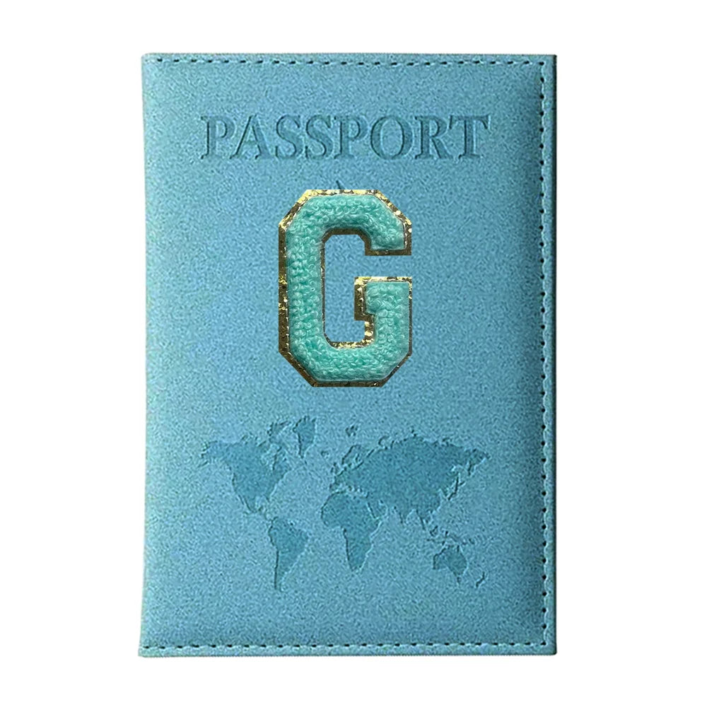 Passports Case Passport Covers Unisex Travelneedments Grren Letter Series Passport Holder Travel Passport Protective Cover