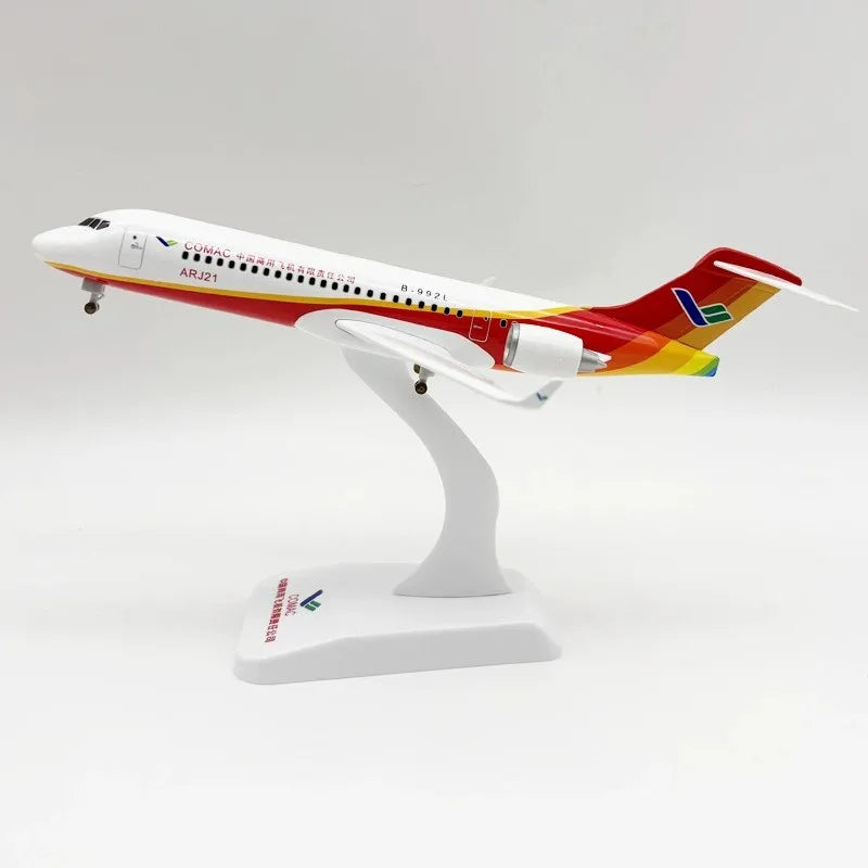 24cm Plane Model C909 Series China Commercial Model Airplanes Alloy Metal Aircraft Adults Fun & Landing Gears Arj21 Comac Plane