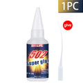 LOOLIFL 1-8PCS 20g 502 Super Glue Quick-drying Cyanoacrylate Instant Leather Rubber Wood Metal Strong Bond Liquid Adhesive Tool