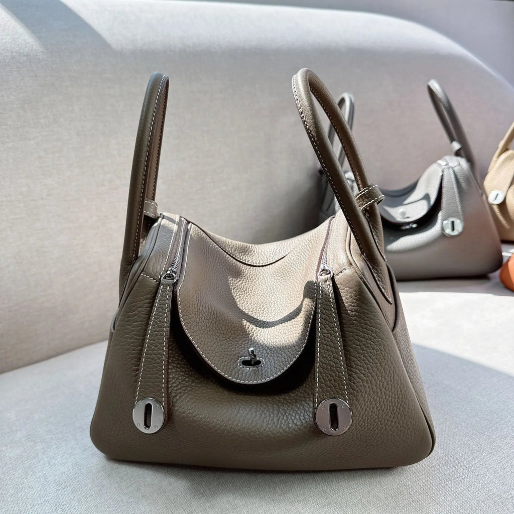 Genuine Leather Lindy Bag For Women TOGO Top Layer Cowhide Handbag Luxury Shoulder Tote Bag Commute