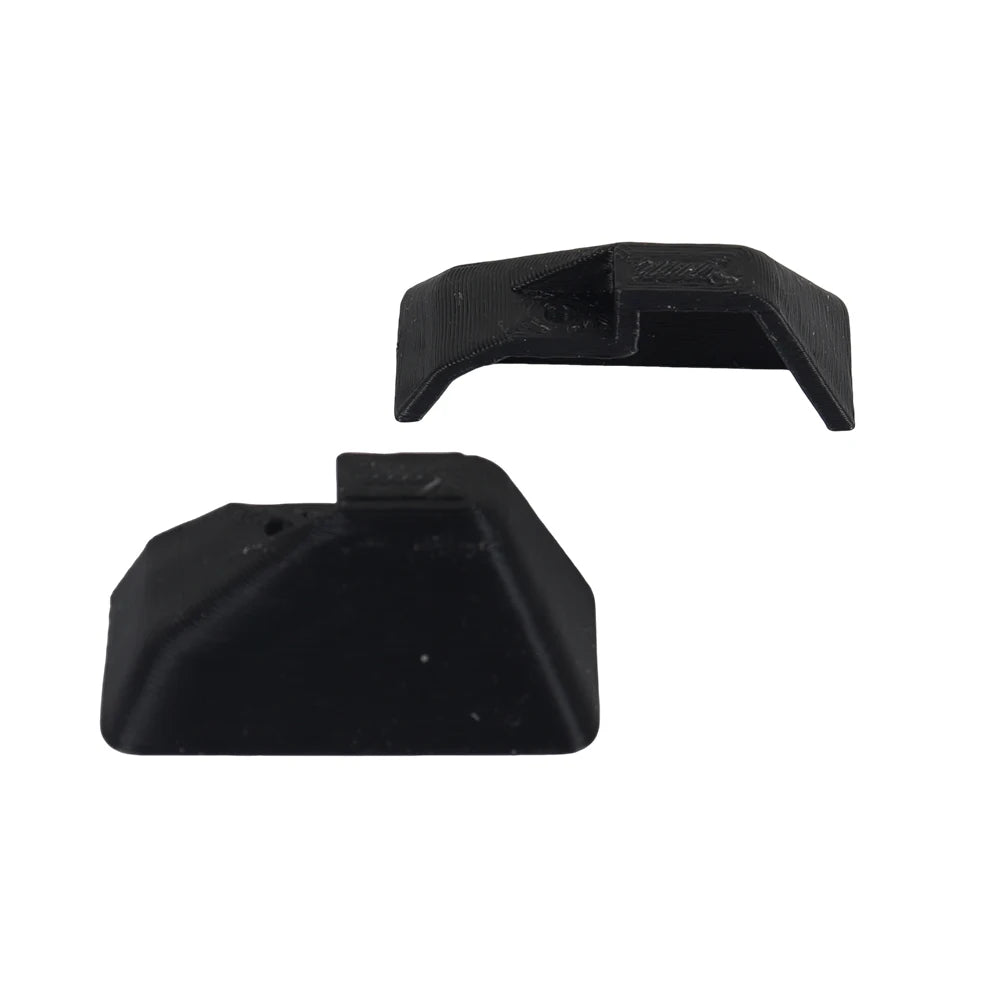4pcs Caravan Awning Rail/Side Skirt End Cap Set Black Plastic RV Sunshade Guide Rail End Cover Motorhome Accessories Cover Cap