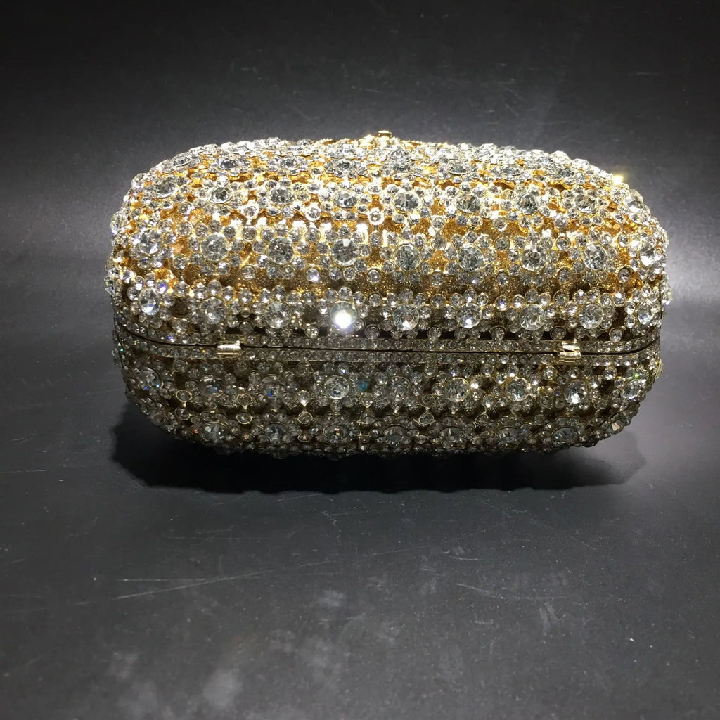 New dinner bag trendy rhinestone bag fashionable and high-end shoulder handbag women's bag