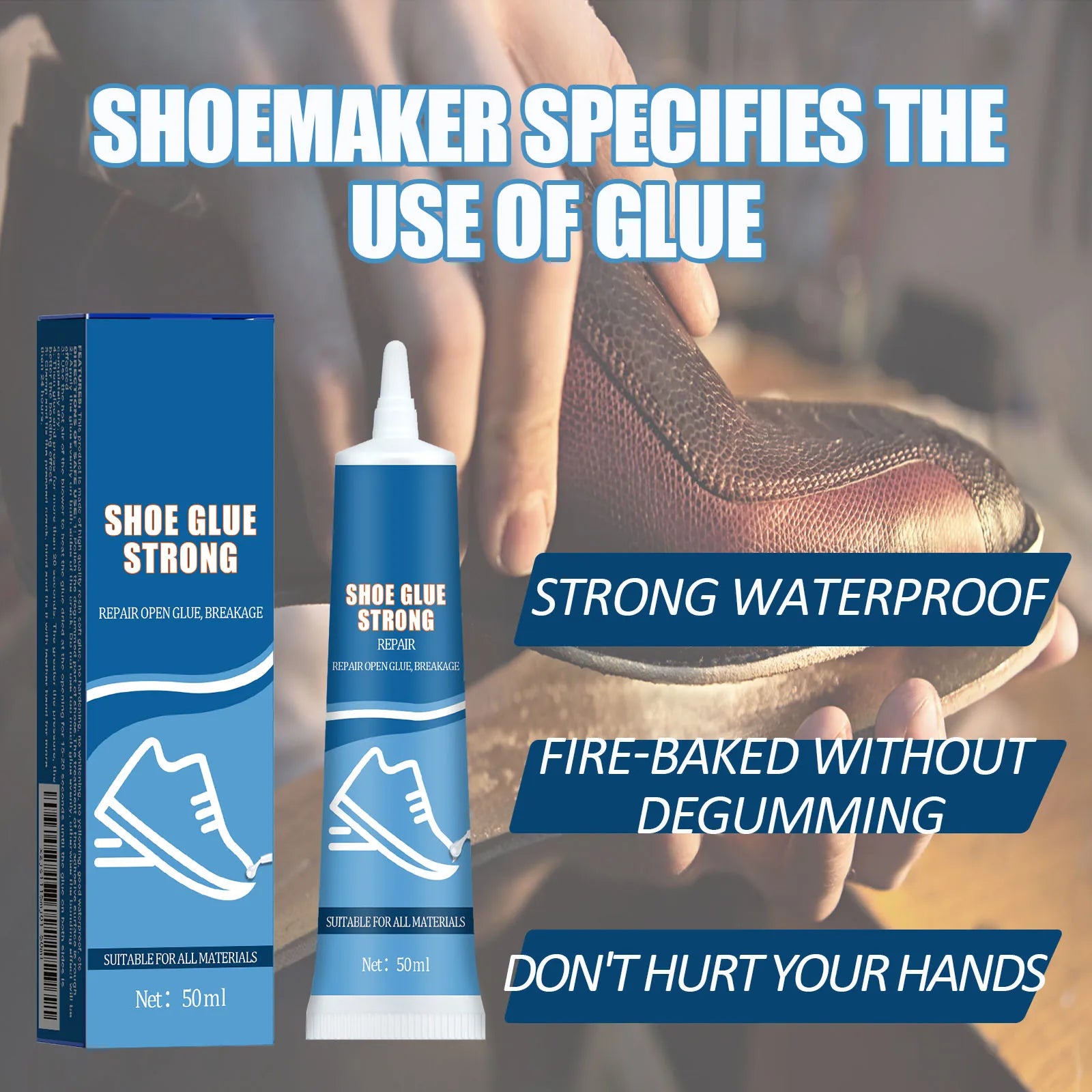 Strong Shoe-Repairing Adhesive Shoemaker Universal Waterproof Shoe Adhesive Shoemaker Professional Multi Purpose Glue