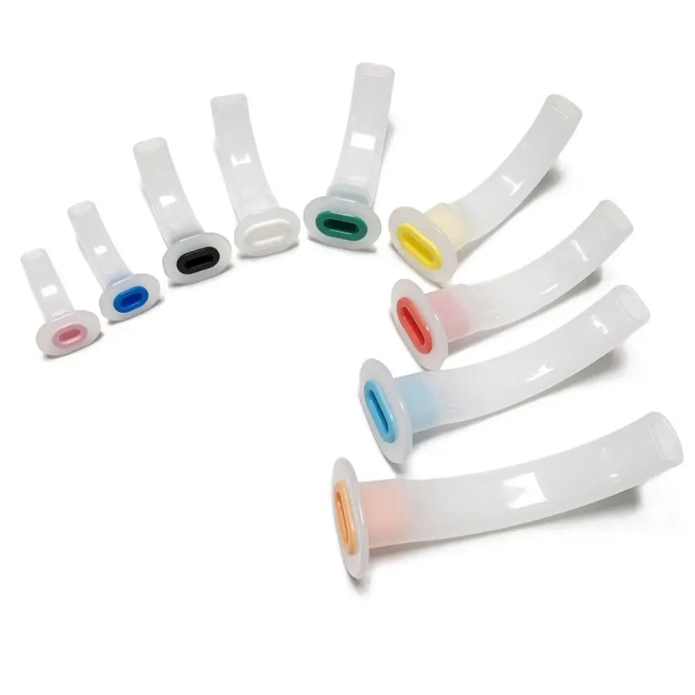 Oropharyngeal Airway Disposable Airway Tube Color Coded Oral Air Way Air Tube Guide Smooth Edges Reduced Trauma