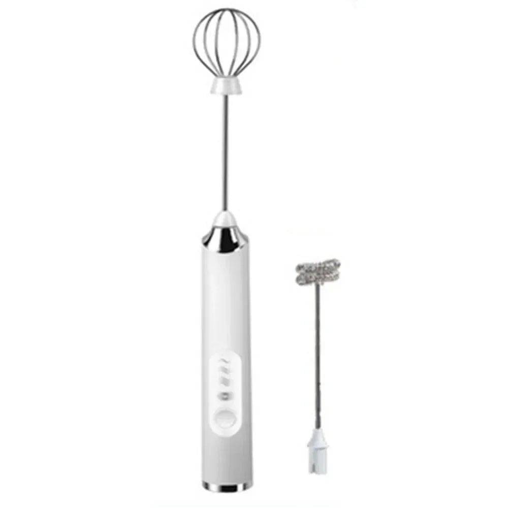 Wireless Electric Milk Frother Handheld Egg Beater USB Rechargeable Handheld Coffee Mixer Milkshake Mixer Frother Food Mixer