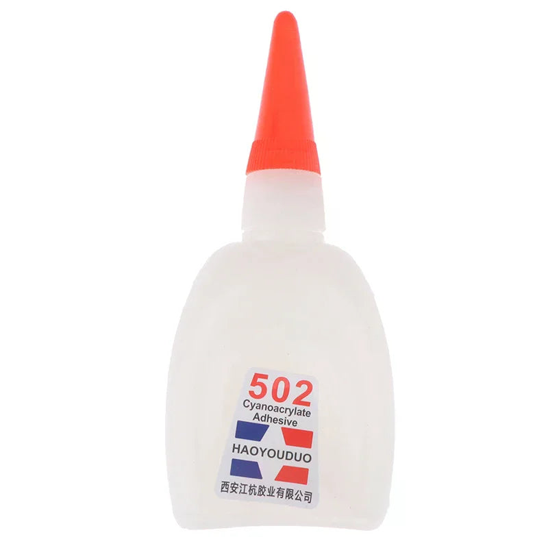 502 Super Strong Instant Glue, Quick-Dry Cyanoacrylate Adhesive for Leather, Rubber & Metal Repair