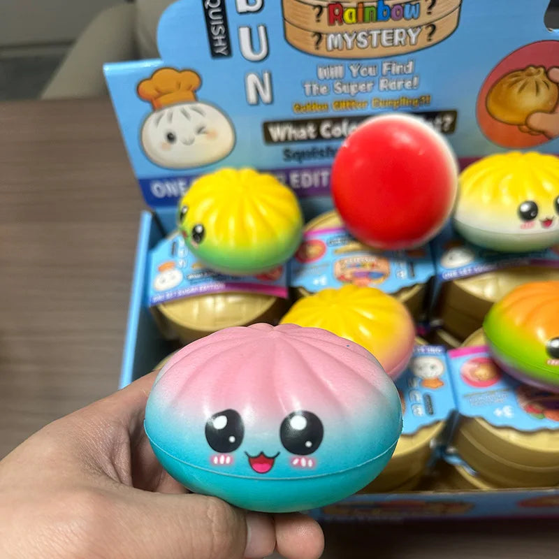 Kpop Squishy Dumpling Rumi Decompression Dumpling Hot Cartoon Movie Squeeze Fidget Ornaments Anti Stress Desk Accessories