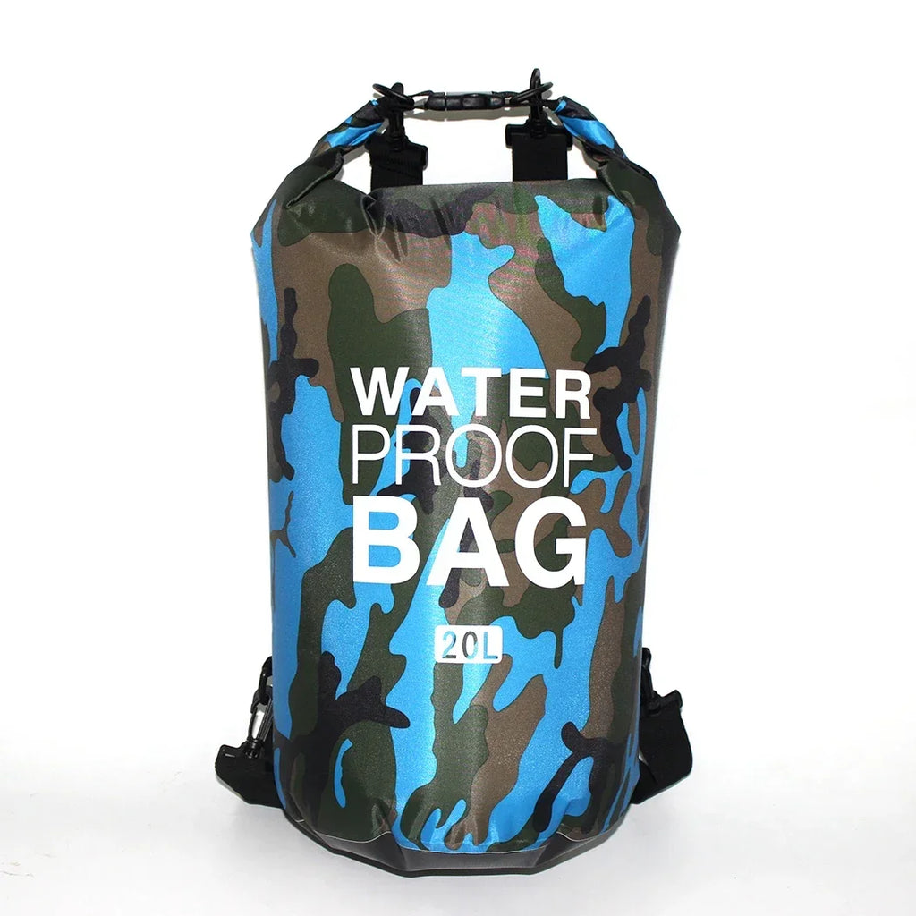 Men's and women's waterproof bags, outdoor sports bags, suitable for swimming, boating, kayaking, rafting and traveling