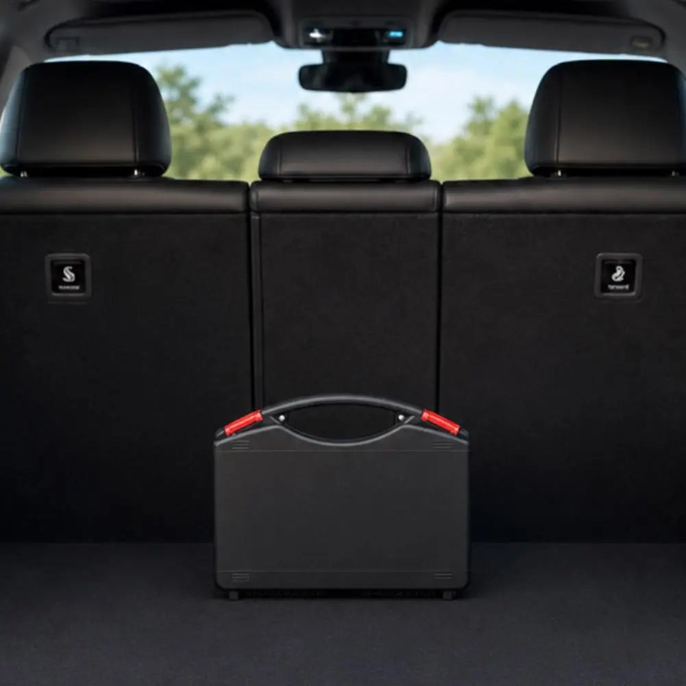 Waterproof Hardware Tool Box Portable Plastic Tool Organizer Storage Case for Outdoor Indoor Garage Equipment Tool Case
