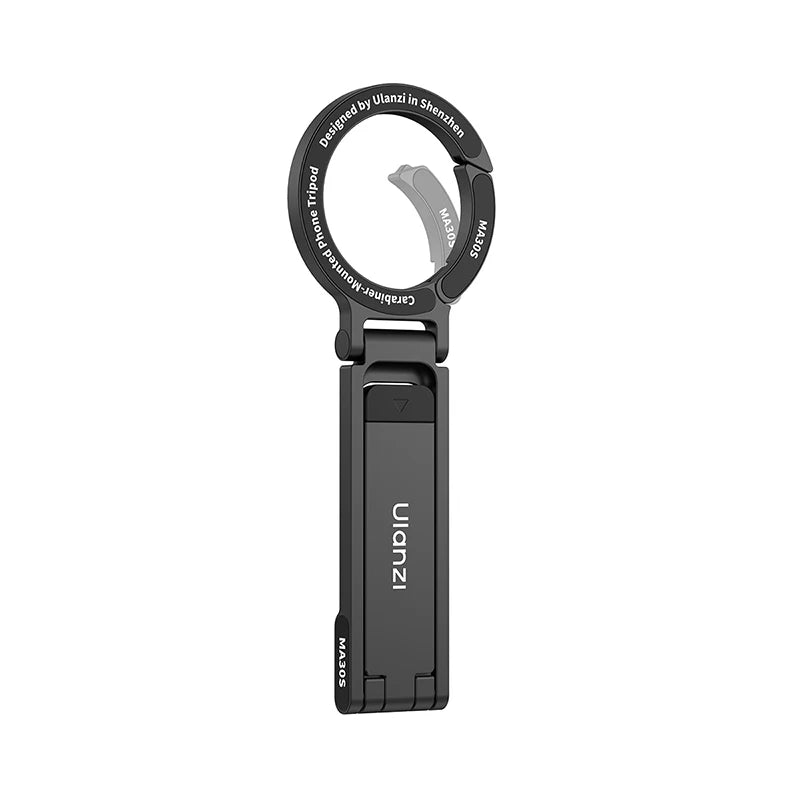 Ulanzi MA30S Carabiner Phone Stand Phone Handle Tripod for iPhone 17 16 15 Pro/Pro Max Selfie Stick Slim Version MA30 for Vlog