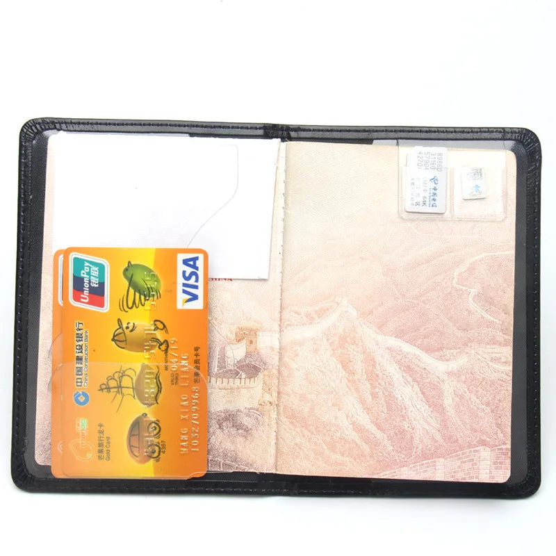 United Nations Laissez-Passer Passport Cover PU Leather Protector Case UN Logo Travel Wallet