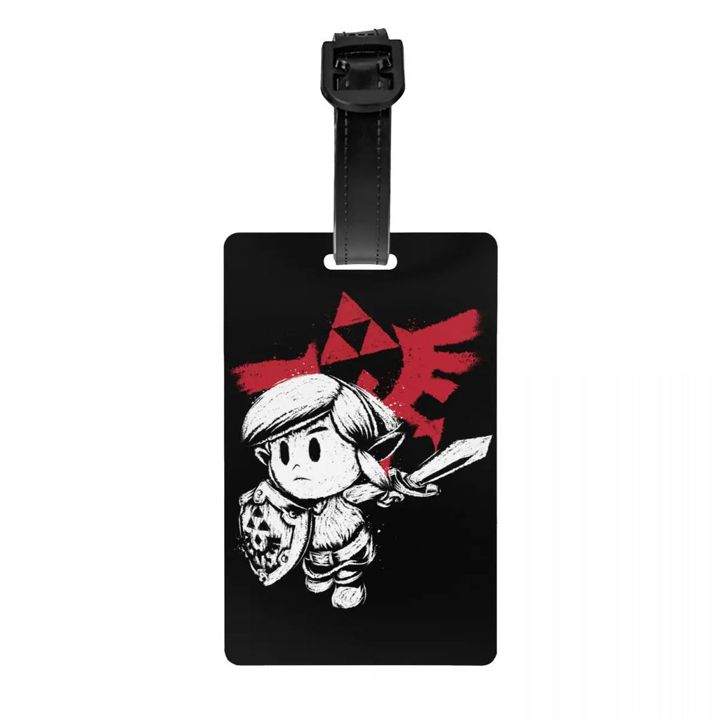 Custom The Legend Of Zeldas Luggage Tag Privacy Protection Anime Game Baggage Tags Travel Bag Labels Suitcase