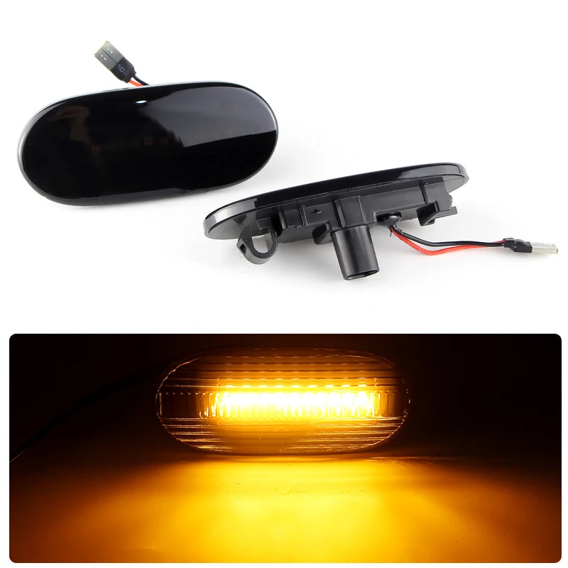 2PCS LED Side Marker Lights Canbus For Mercedes-Benz Sprinter W906 2006 2007-up For VW CRAFTER 2006 2007-2017 Turn Signal Lamps