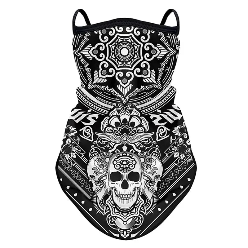 Motorcycle Sunscreen Mask Summer Riding Cooling Sports Headscarf Outdoor Hiking Fishing Anti-UV Quick-Drying Mask Neck Cover