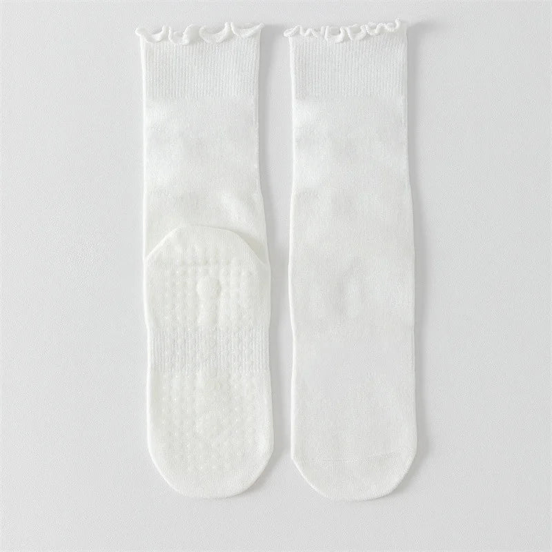 Professional Women Yoga Socks Ladies Fitness Cotton Breathable Non-Slip Pilates Socks Damping Dance Ballet Grip Socks for Women