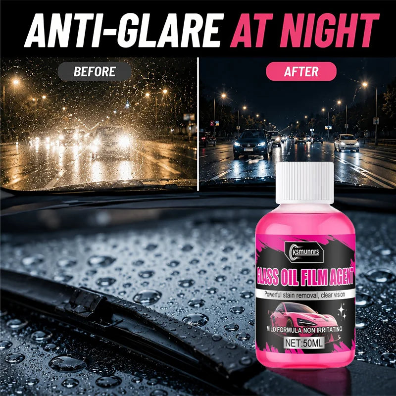 Concentrated Car Windscreen Washer Fluid with Water-Repellent Coating; Specially Formulated for Effective Rain Protection, Ensur