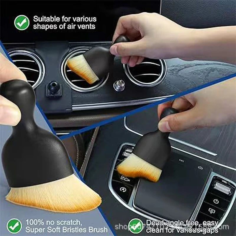 2026-Car Detailing Brush Set The Ultimate Auto Cleaning Kit for Vents Gaps Maintenance Car Air Outlet Detail Clearance Brush