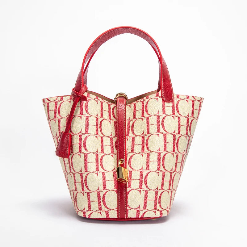 CHCH Tote Bag 2024 Brand New Letter Printed Handbag Mommy Shopping Bag