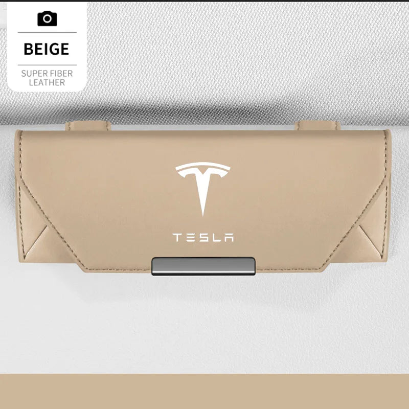 Tesla Model Y Juniper Tesla Model 3 S X Highland Body Kit interior Accessories Car Sunglasses Glasses Holder Glasses Case Clip