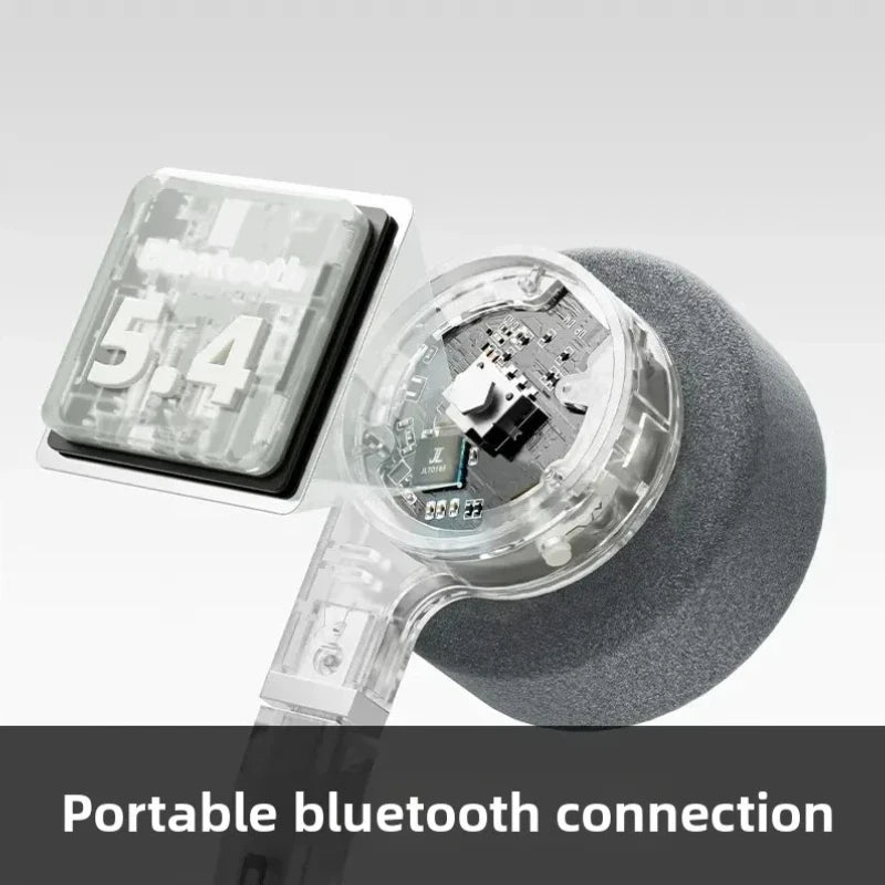 FiiO EH11 Retro Headphones Small Over-Ear Design Headset Bluetooth 40mm Large Dynamic Driver Mechanical Shell Headphones Gifts