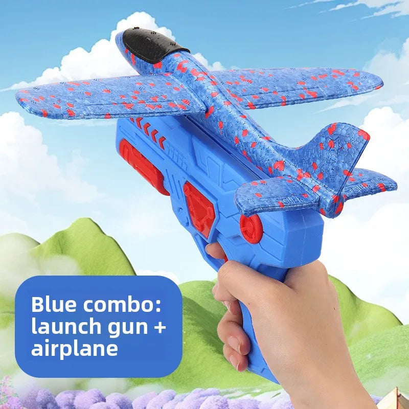 Popular Catapult Airplane Model - Outdoor Foam Airplane Toy for Kids, Ideal for Outdoor Fun & Family Parent-Child Activities