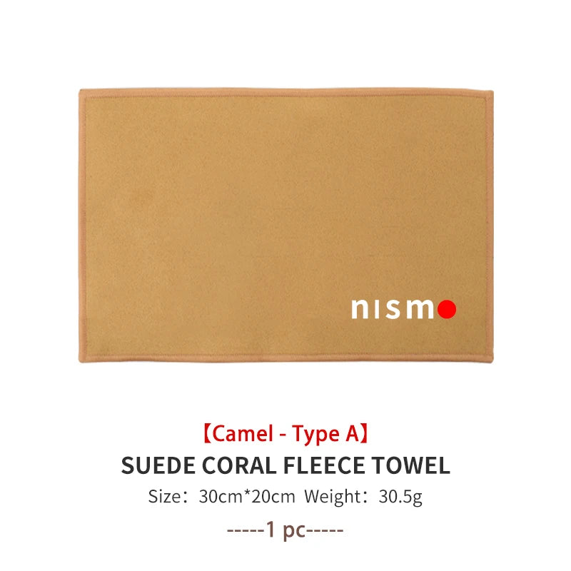 For Nissan Car Washing Towel Cleaning Cloth Quick Drying Windows Wiping Rags Nismo Almera Juke Qashqai Tiida X Note Teana 350Z
