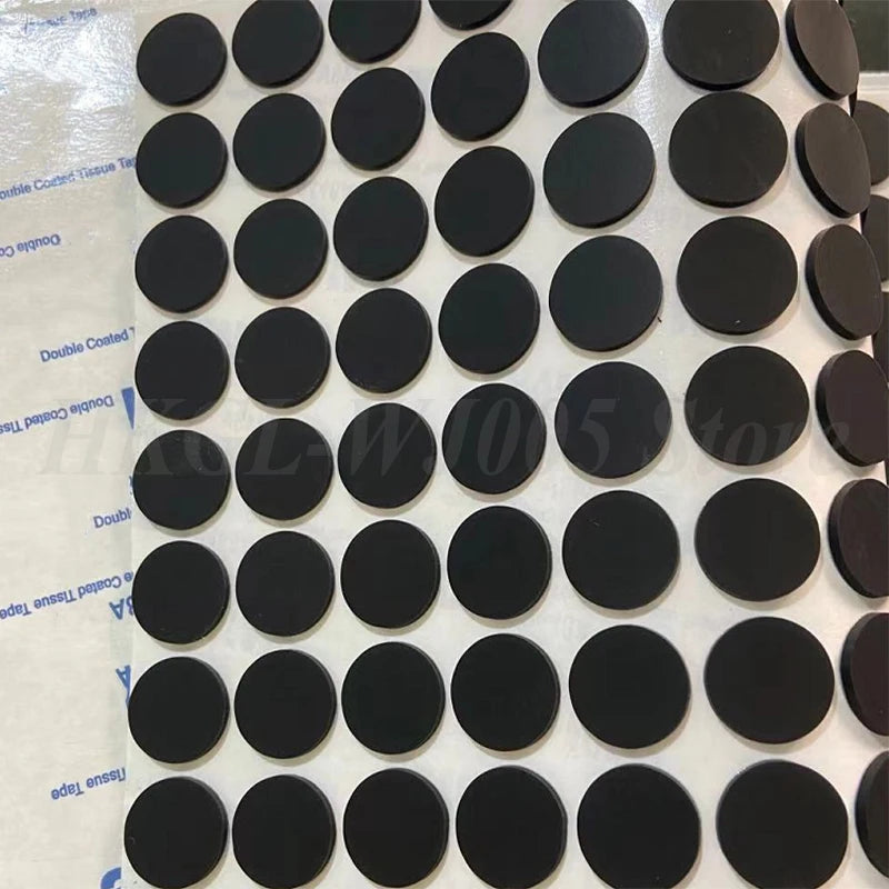 Black Self Adhesive Silicone Rubber Feet Pad Furniture Foot Pad Round Anti Slip Pad for Laptop Keyboard/Furniture Dia 5-30mm