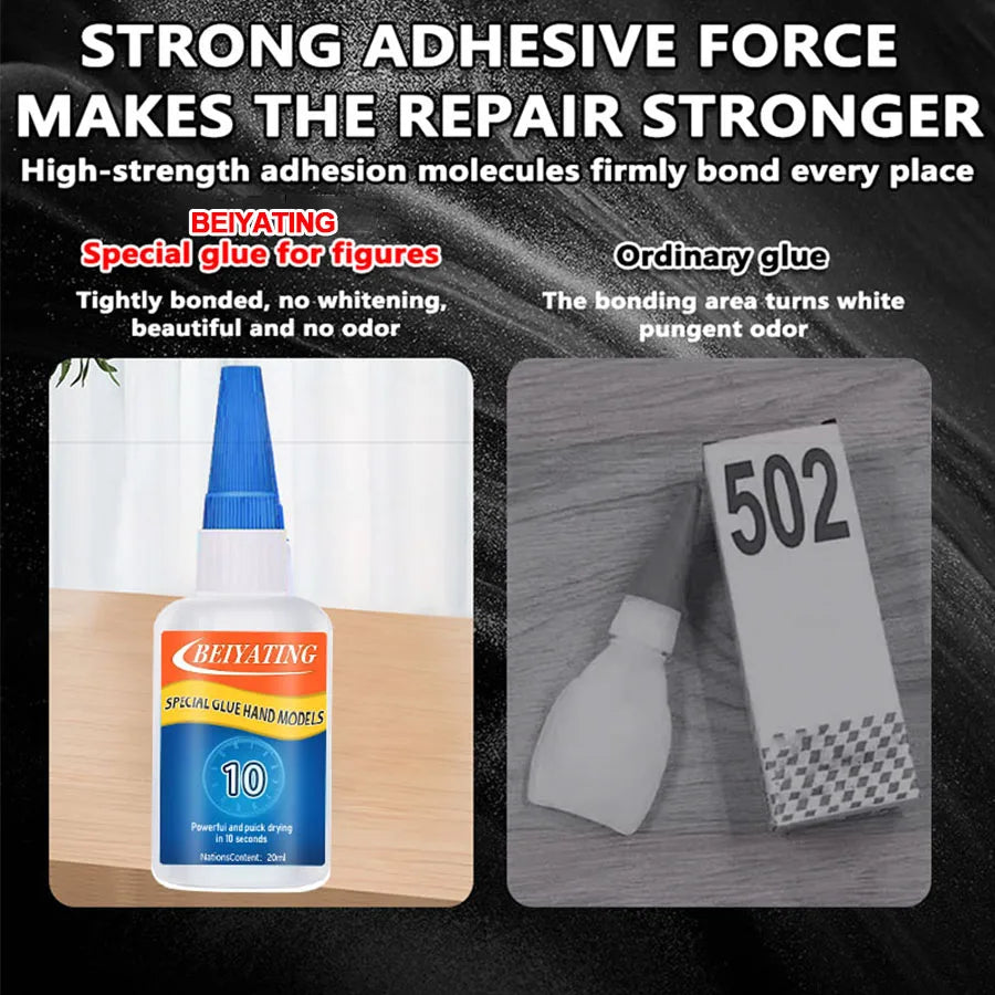 20ml Quick Dry Model Glue Strong Bond Clear Adhesive for Action Figures Dolls DIY Handmade Crafts
