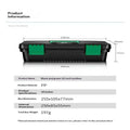 nimbleProfessional 10Inch Tool Box for Carpentry Solid Plastic Storage Solution for Home and DIY Projectsobject