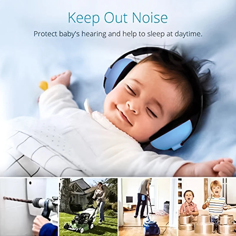 Baby Anti-Noise Headphones – Gentle Hearing Protection for Infants & Toddlers, Sleep Aid Ear Muffs for Plane, Car