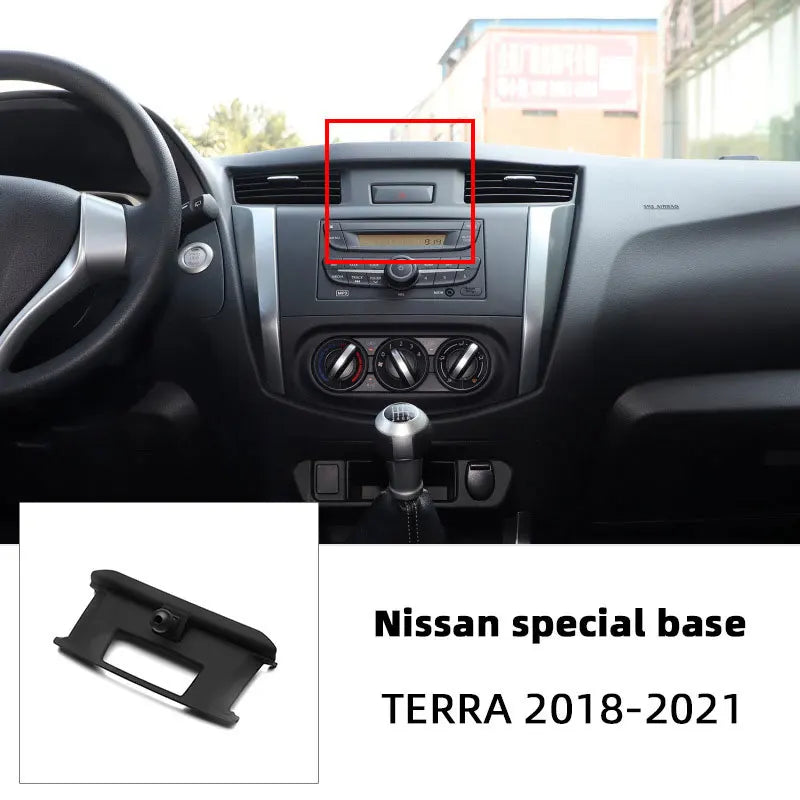 For Nissan X-trail Qashqai Rogue Sport Rogue Altima Versa Car Mobile Phone Holder Base Fixed Air Outlet Bracket Accessory
